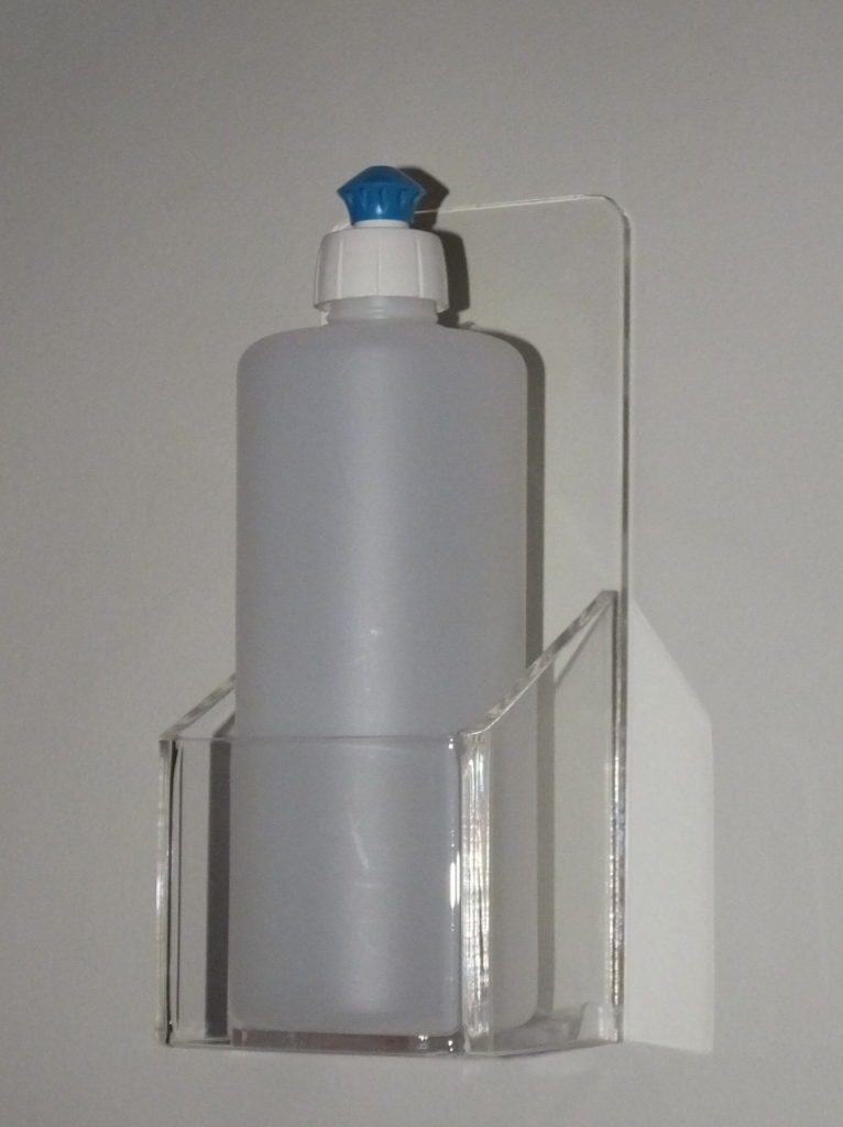Sanitisor Bottle Holder Indesign Plastics Displays